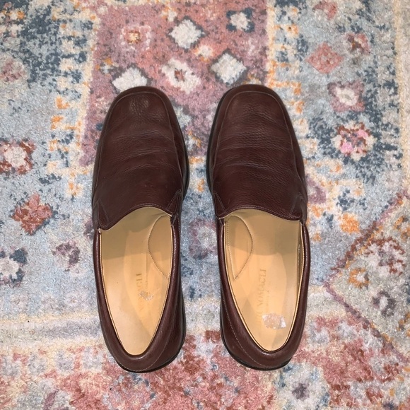 Bruno Magli ASHTON Brown Pebbled Leather Slip On Men’s Dress Shoes Size 11.5 main image 7